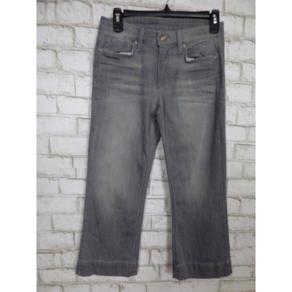 $160 Joe's Jeans Mid Rise Olivia Cropped Flare in Jasmyn Gray 26 NEW J725 - Picture 1 of 9